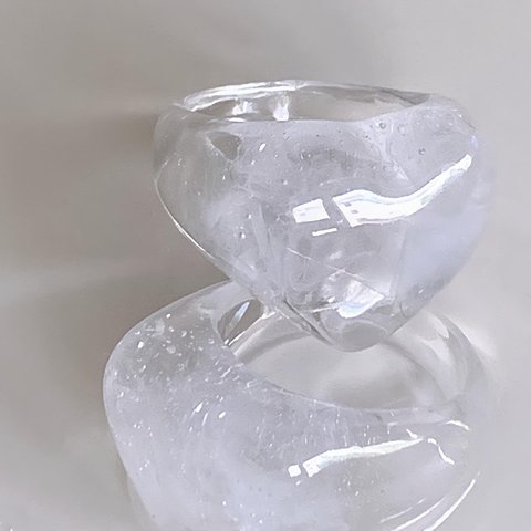 ice heart ring