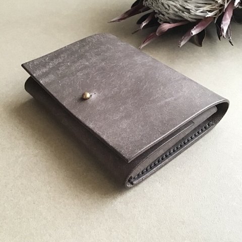 half wallet / 二つ折り財布〝MARGOT〞〖カラーオーダー〗〖刻印可〗〖受注制作〗