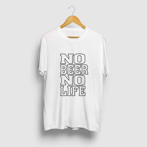 NO BEER NO LIFE ノービアーノーライフ ビールロゴTシャツ #2