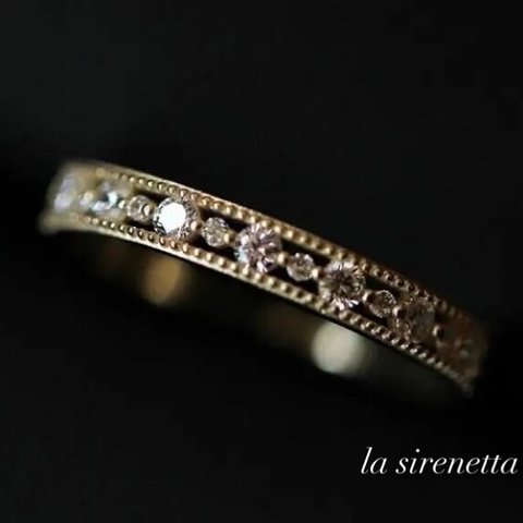 受注製作 ＊ half watermark ring