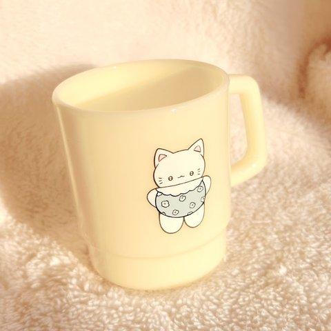 ひみつのともだち展＊ねこ＊プラスチックマグカップ