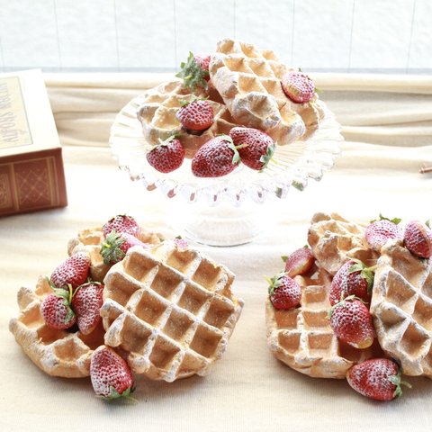【限定販売】3waffle×strawberry クレイワッフルケーキ バースデー