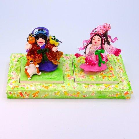 粘土人形　木花咲耶姫＆石長比売　その４