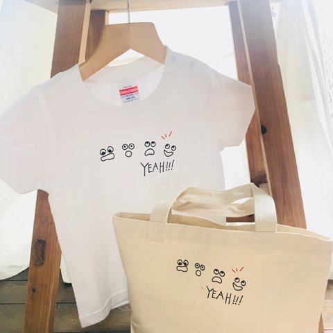 ‼送料無料‼おてんばキッズたち☆トートとTシャツのＳｅｔ★