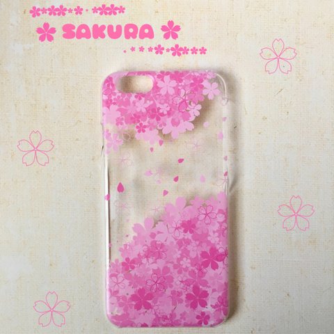 桜のiPhoneケース＊【SAKURA】
