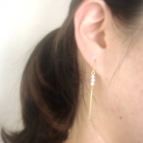 16kgf♡パールとゴールドのピアス