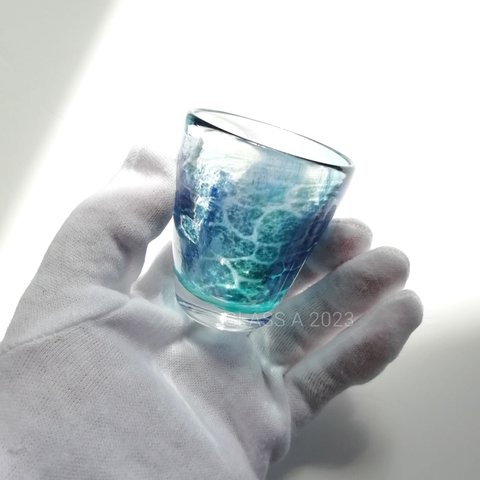 青の揺らぎ 冷酒 グラス 酒器