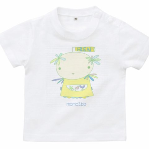 ★名入れベビー＆キッズ★オリジナルキャラクターTシャツ