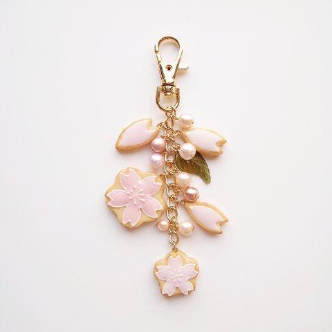 限定＊桜　Icing cookie Bag Charm