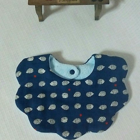 再販チクチクはりねずみのフラワースタイ＊26(navy)