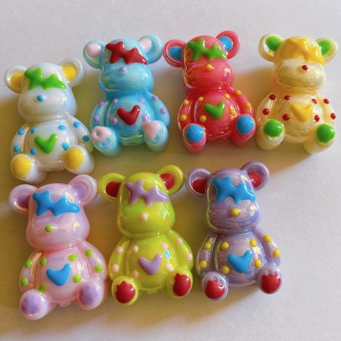 ペイントクマビーズ🧸1個売り