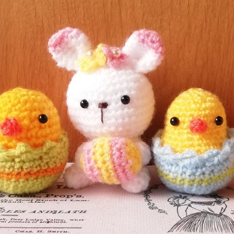 イースター🐣ひよこ　うさぎ🐰たまごセット