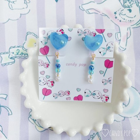 ♡milky heart -blue-♡