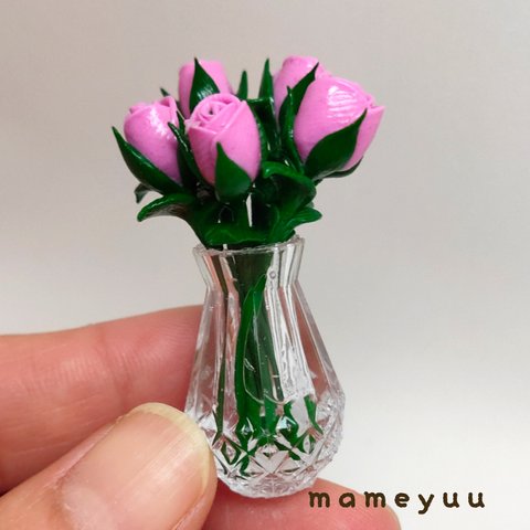 第11段　ミニチュアお花の花瓶　⑧
