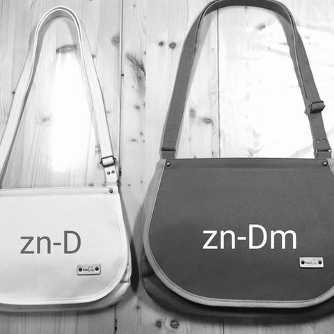 受注製作//zn-Dm 京都ちどりかばん 帆布製ショルダーバッグ ざつのう Mサイズ