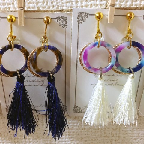 double ring✩tassel   オーダー品