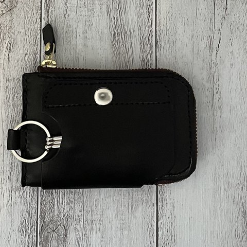 【プエブロ】キーリング付Wallet BLK