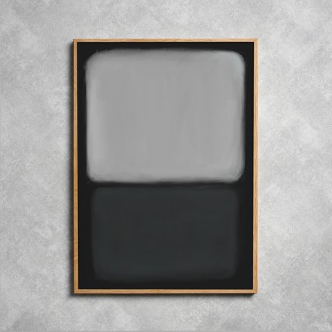 ポスター 「Rothko-Black」北欧 / インテリア / おしゃれ