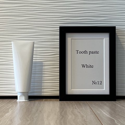 NEW歯磨き粉カバー  No.12 White
