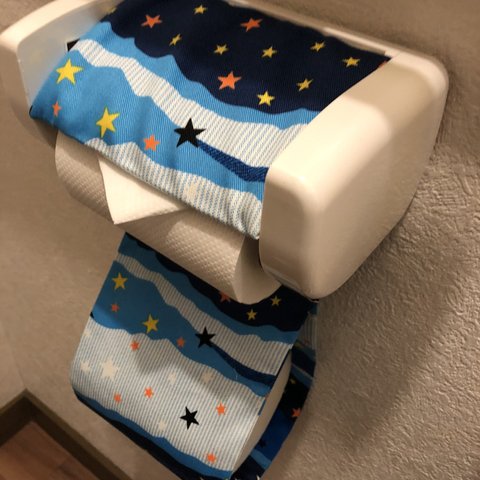 星柄のトイレットペーパーホルダー