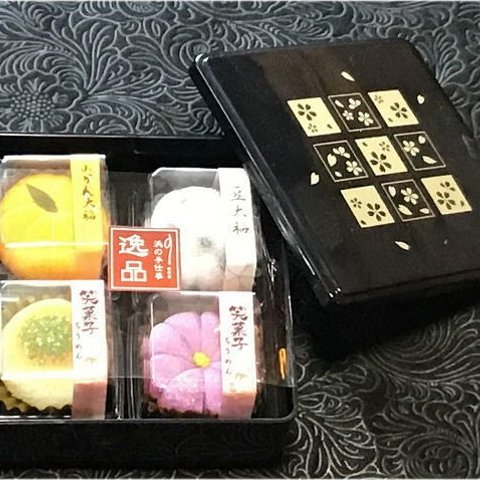 ちりめん和菓子　重箱セット　送料込み