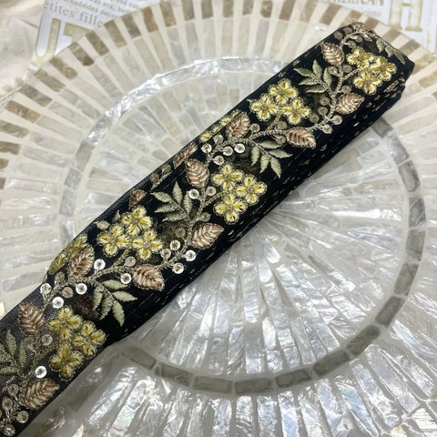 [50cm] 1054A・インド刺繍リボン