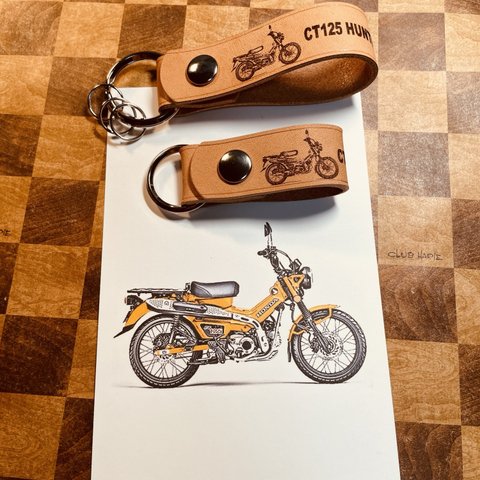 CT125 ハンターカブ　オリジナルレザーストラップセット