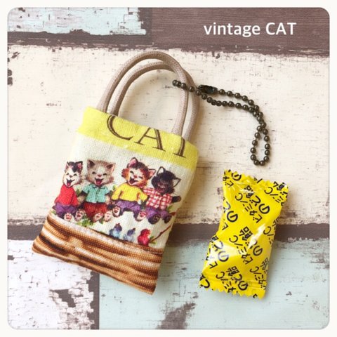 vintage CATのミニチュアバッグ