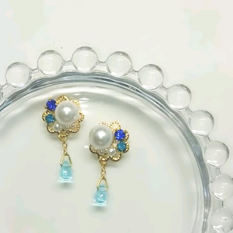 再販●涙一雫☆ピアス