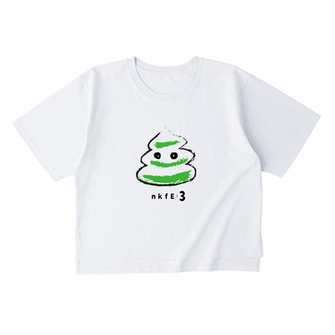 nkfE:3/オーバーサイズ/ビッグシルエット/Tシャツ/グリーンソフトクリーム/レディース