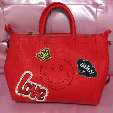 ☆cuteなキラキラsmileyのBag☆NewYear価格♬