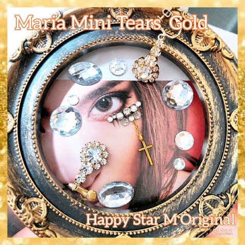 ❤感謝品★Maria Mini Tears G★partyまつげキラ マリア ミニティアーズ ゴールド★送無料●即買不可