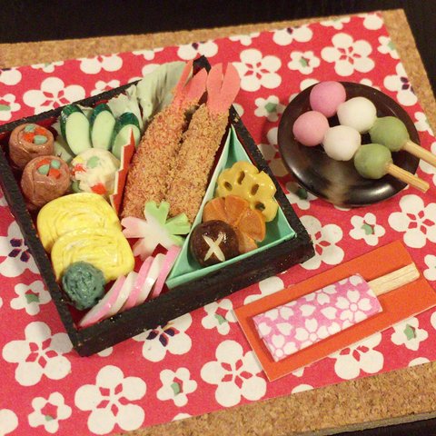 ミニチュアお花見弁当