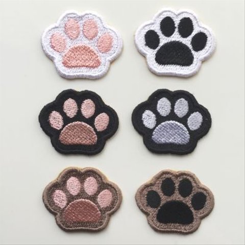 肉球　刺繍シールorアイロンワッペン