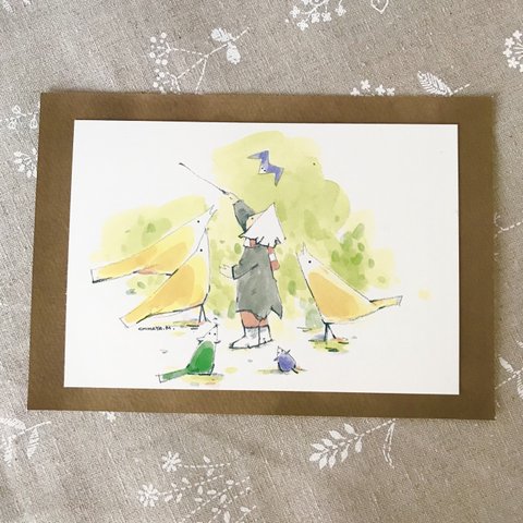 ミニ絵画　しきしゃ