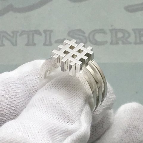 HIDAKUMIKO Puzzle Ring Silver <order puroduction 7days>