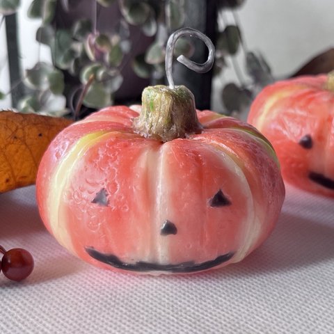 ハロウィン👻かぼちゃキャンドル🎃