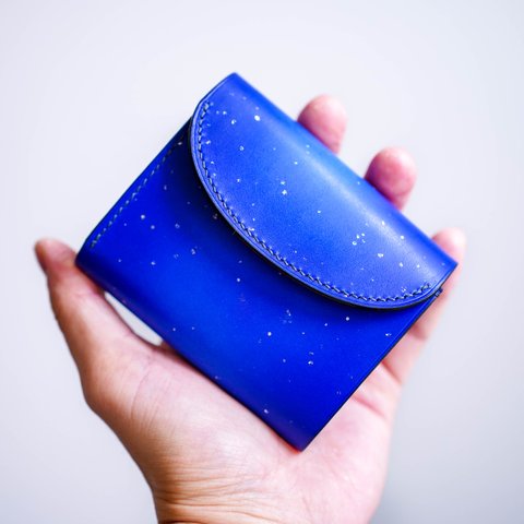 flap mini wallet [ 星空 ] ミニ財布 コンパクトウォレット パティーヌ オーロラ