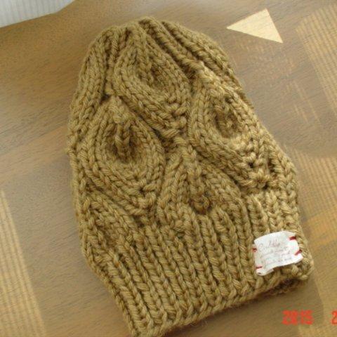 ☆☆彡bonfire(篝火)のknit帽mustard色））