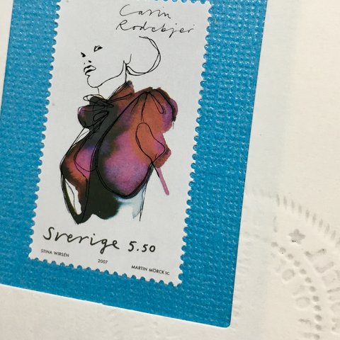 ちいさなartmuseum　Sweden　stamp　2Set