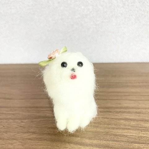 羊毛フェルト　ポメラニアン