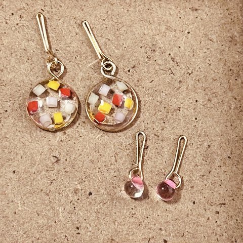 No.22  リカちゃん　アクセサリー　2点 セット　ピアス　ハンドメイド