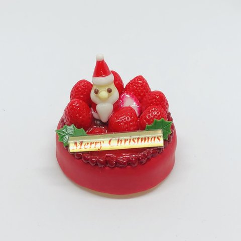【クリスマス】サンタのクリスマスホールケーキ(赤)