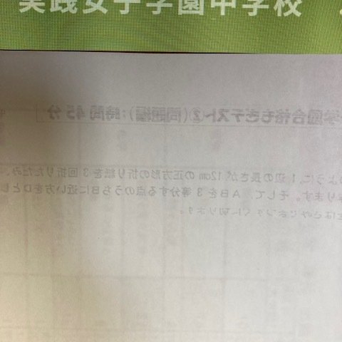 中学受験 　実践女子学園中学校　2025年新合格への算数と分析理科プリント