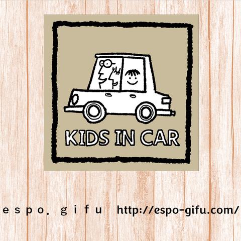 【KIS IN CAR】カーステッカー（シール）