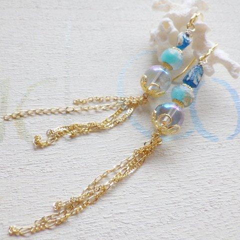 Mediterranean Seaside Earring  *ヴェルメイユ*ピアス/イヤリング