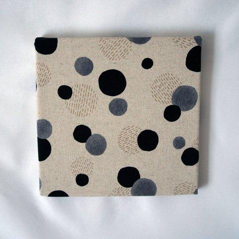 【数量限定】ファブリックパネル　水玉　20×20cm