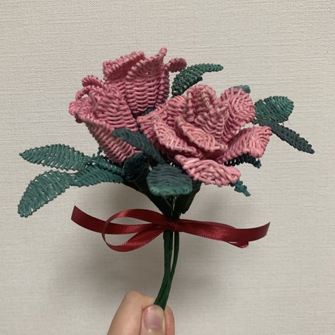 バラのプチブーケ🌹ピンク