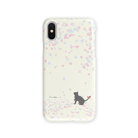 桜 drops　スマホケース　iPhone13miniケース