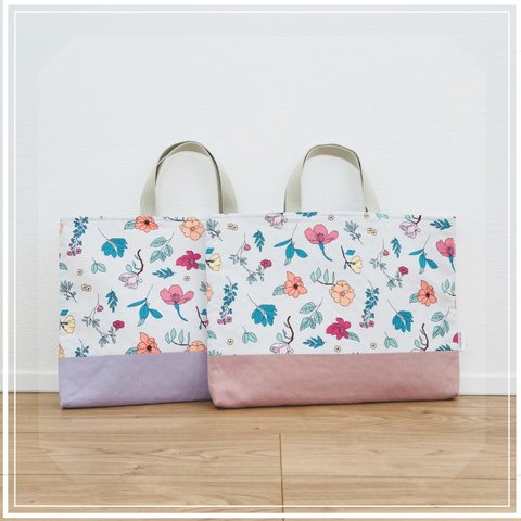 【レッスンバッグ】-botanical flower-